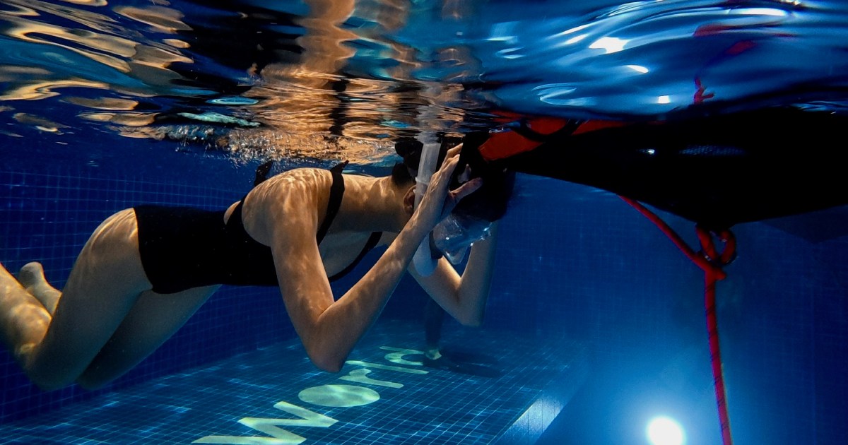 Non-swimmer-friendly beginner freediving session