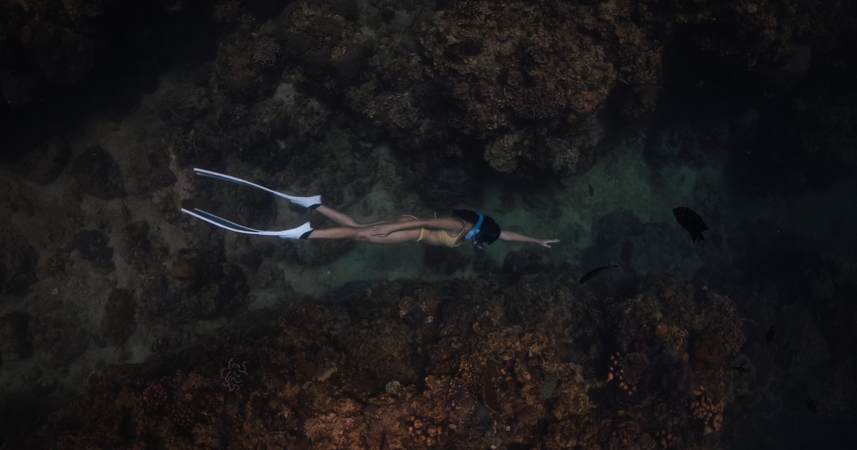 Open-water freediving at Lifestyle Freediving HQ, Mabini, Batangas